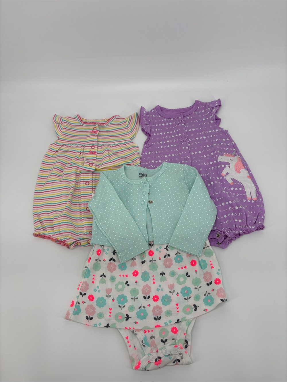 Child of Mine By Carter’s Baby Girl 3-6 Months Bundle Clothes